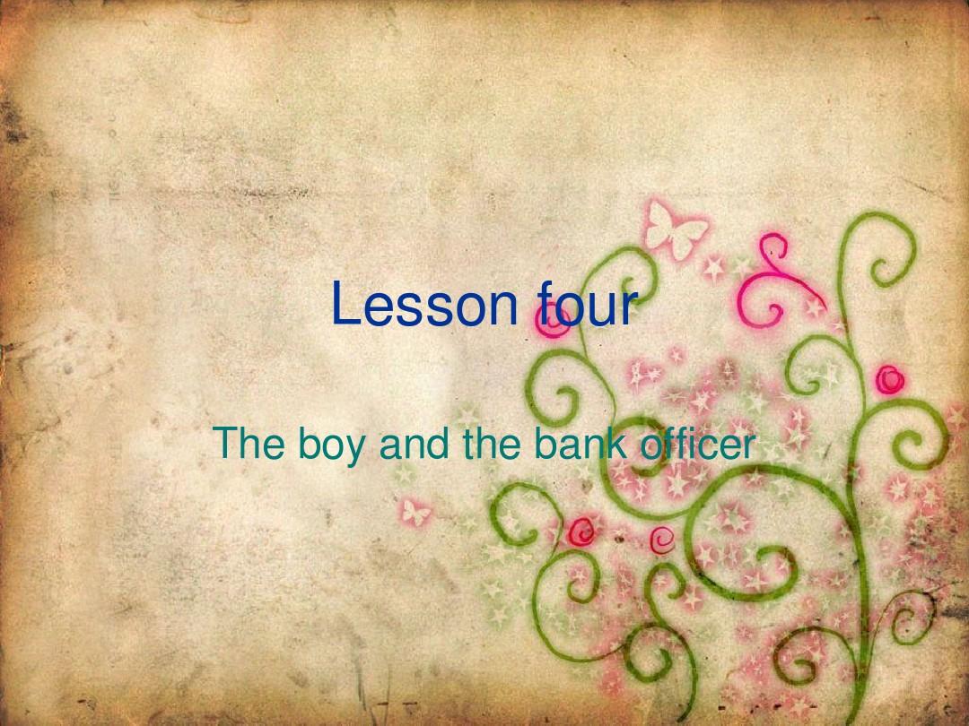 Lesson four