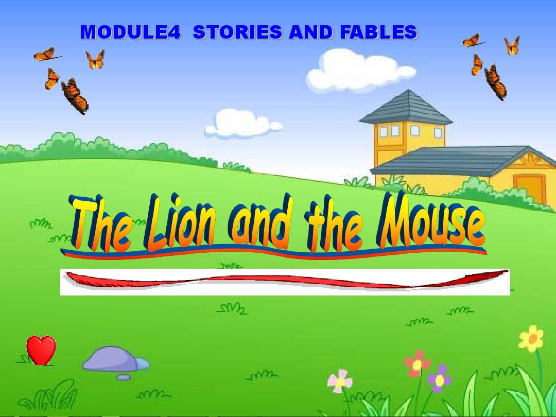Book8  Unit11 The Lion and the mouse.