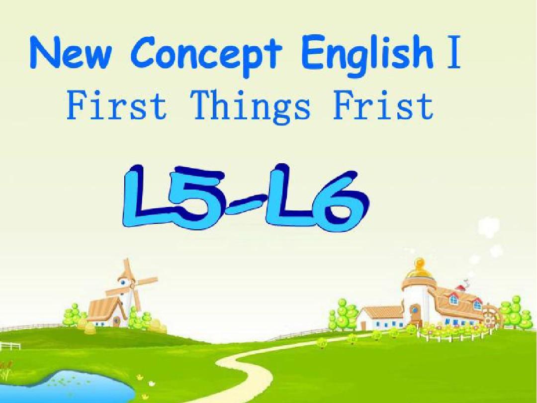 新概念英语第一册5-6课ppt课件