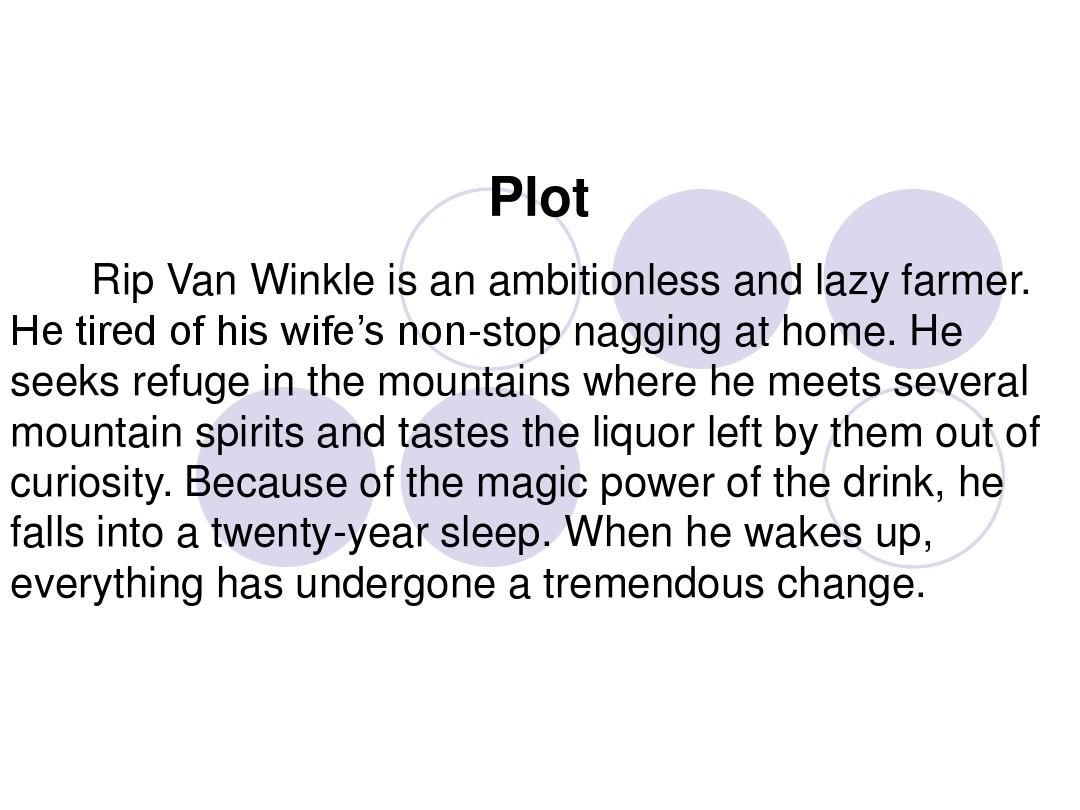Rip Van Winkle-美国文学ppt