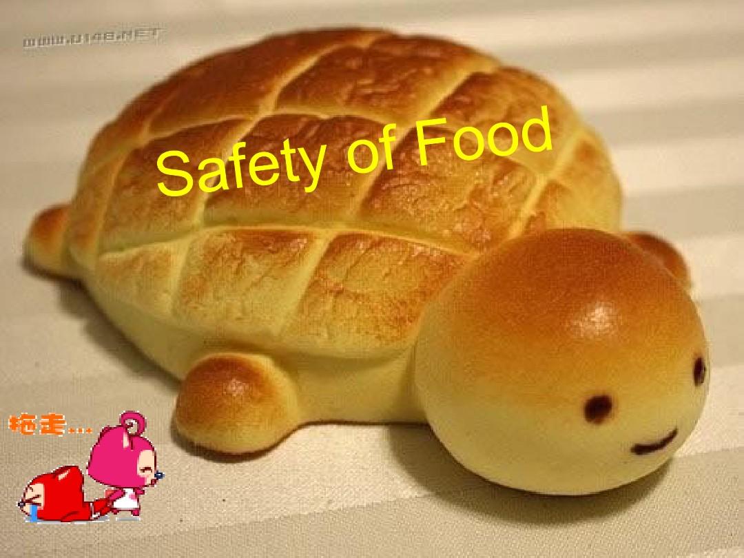 食品安全中英文ppt