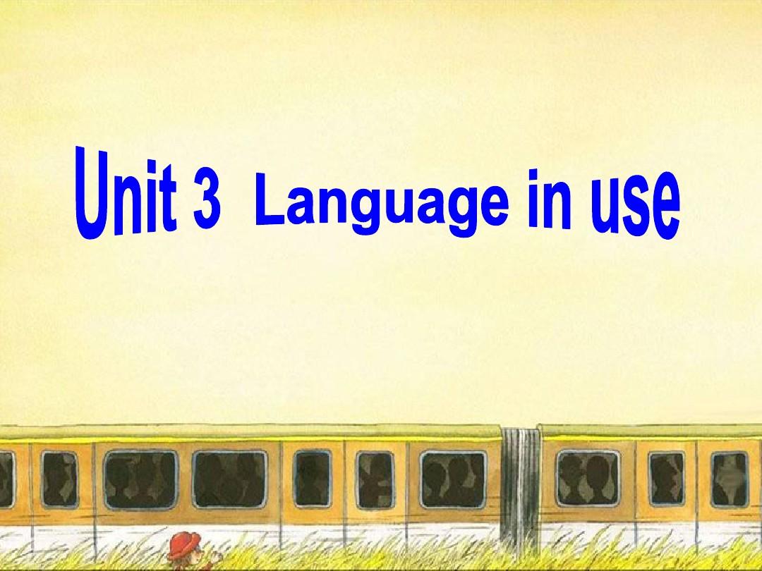 2013外研社英语八年级上module3 Unit_3课件