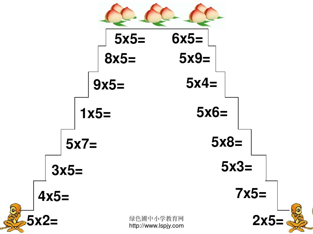北师大版二年级数学上册摘桃子优质课课件PPT