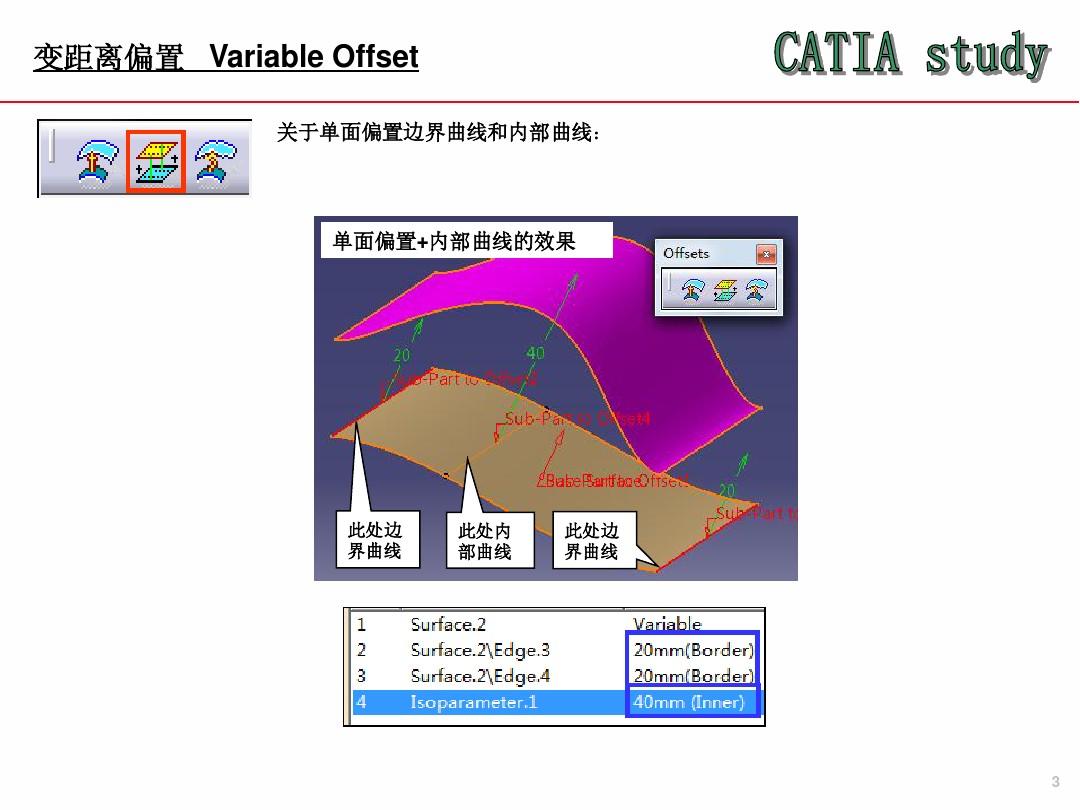 Catia-V5-不等距偏置(variable offset)
