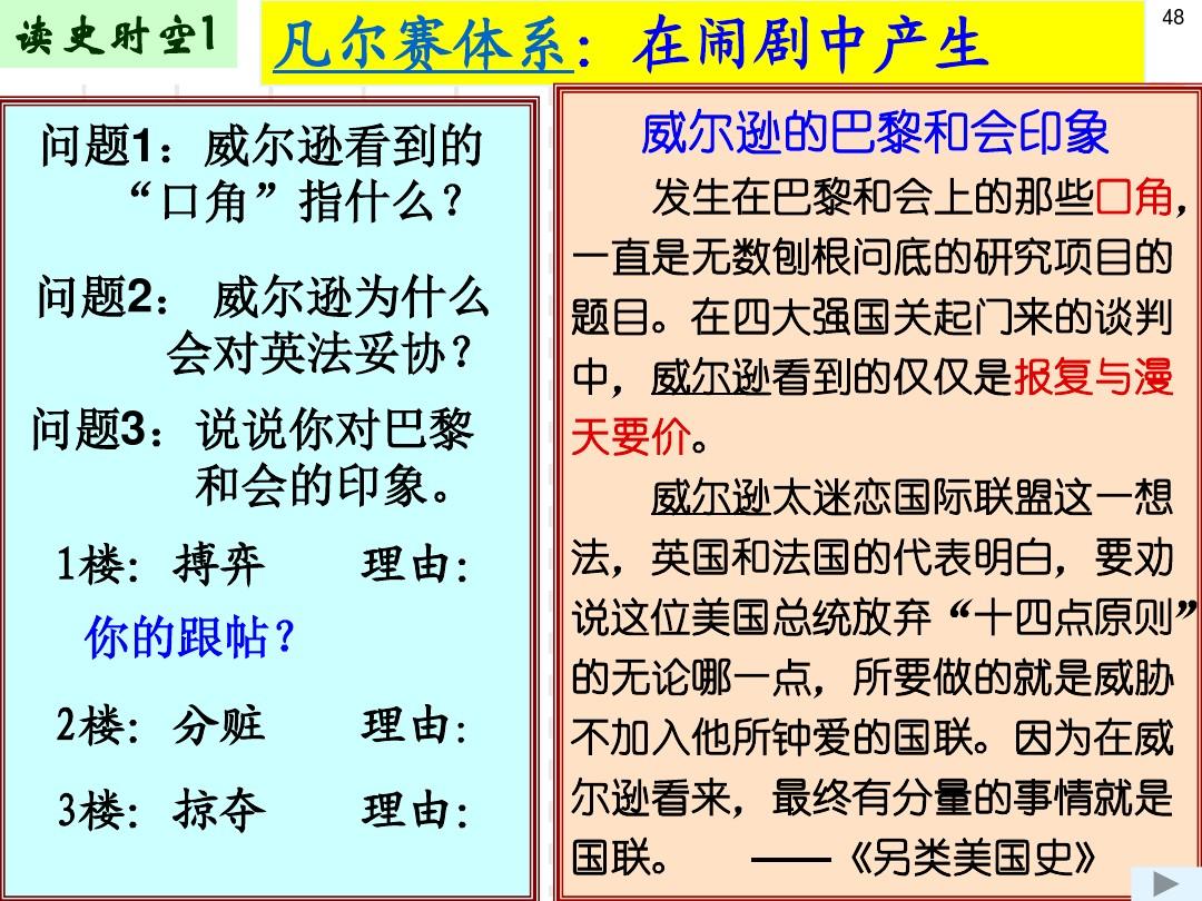 2010年浙江省历史优质课评比课件：3.2_凡尔赛体系与国际联盟(人教版选修3)
