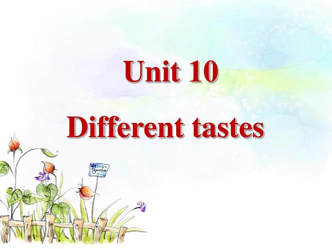 五年级上册英语课件-Unit 10 Different tastes-describe the food教科版(广州深圳)