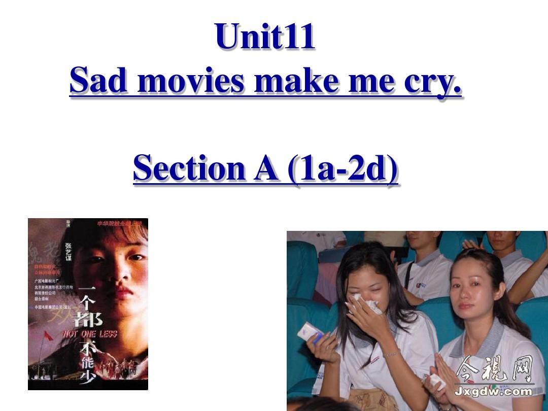 2014新目标九年级英语unit11sad_movies_make_me_cry全单元课件