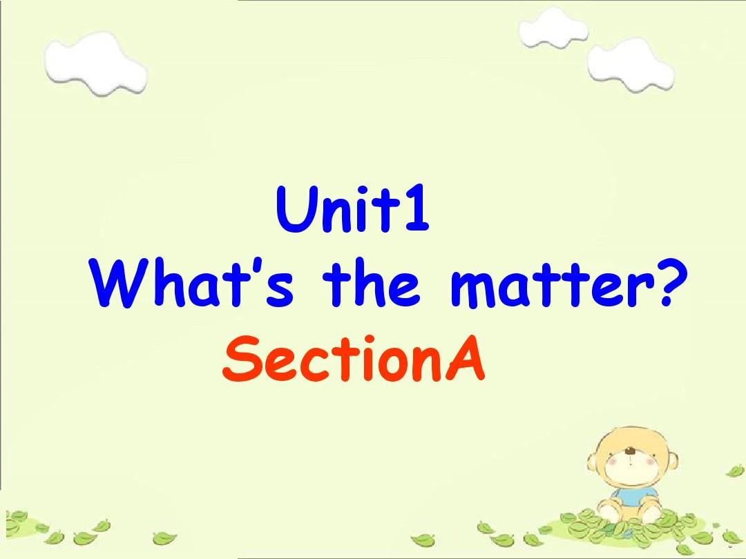 2014年新人教版八年级英语下册Unit1SectionA课件(95张ppt)