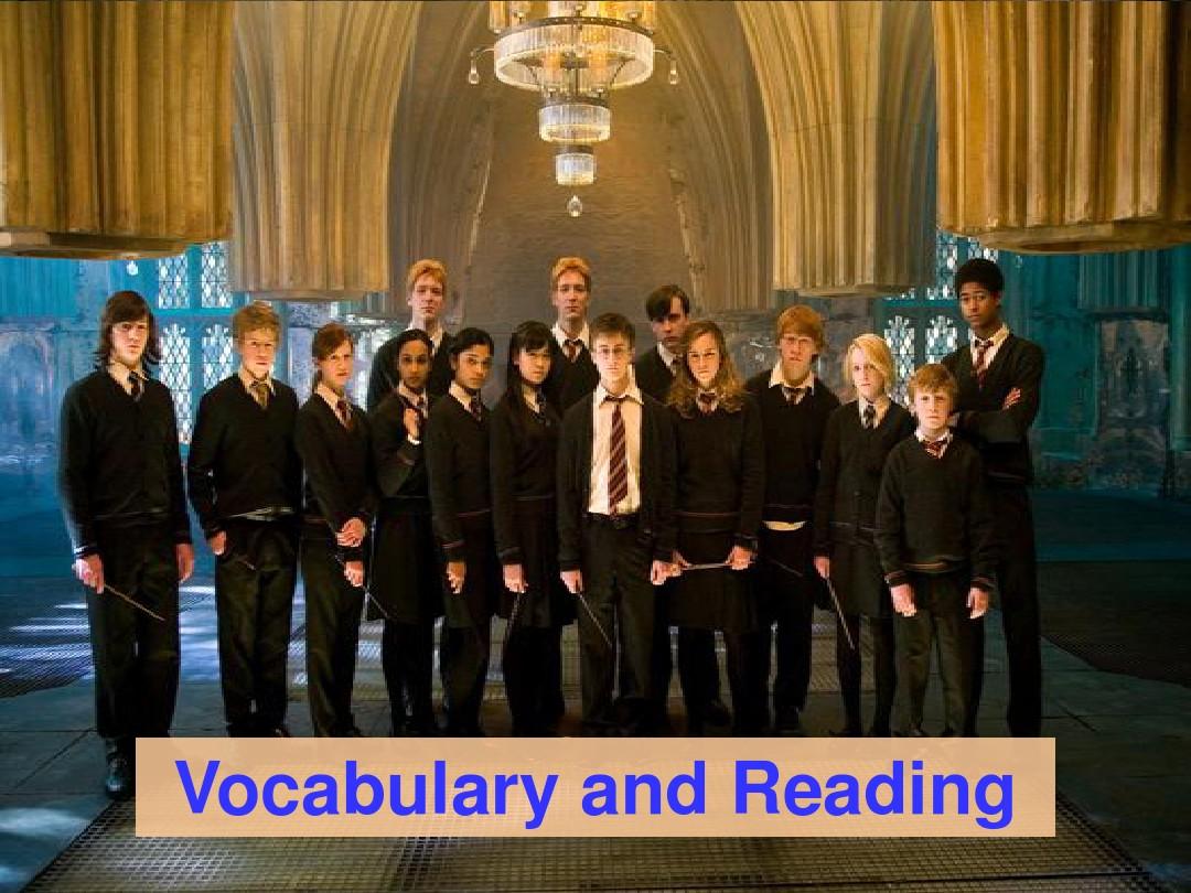 Vocabulary  and Reading  2