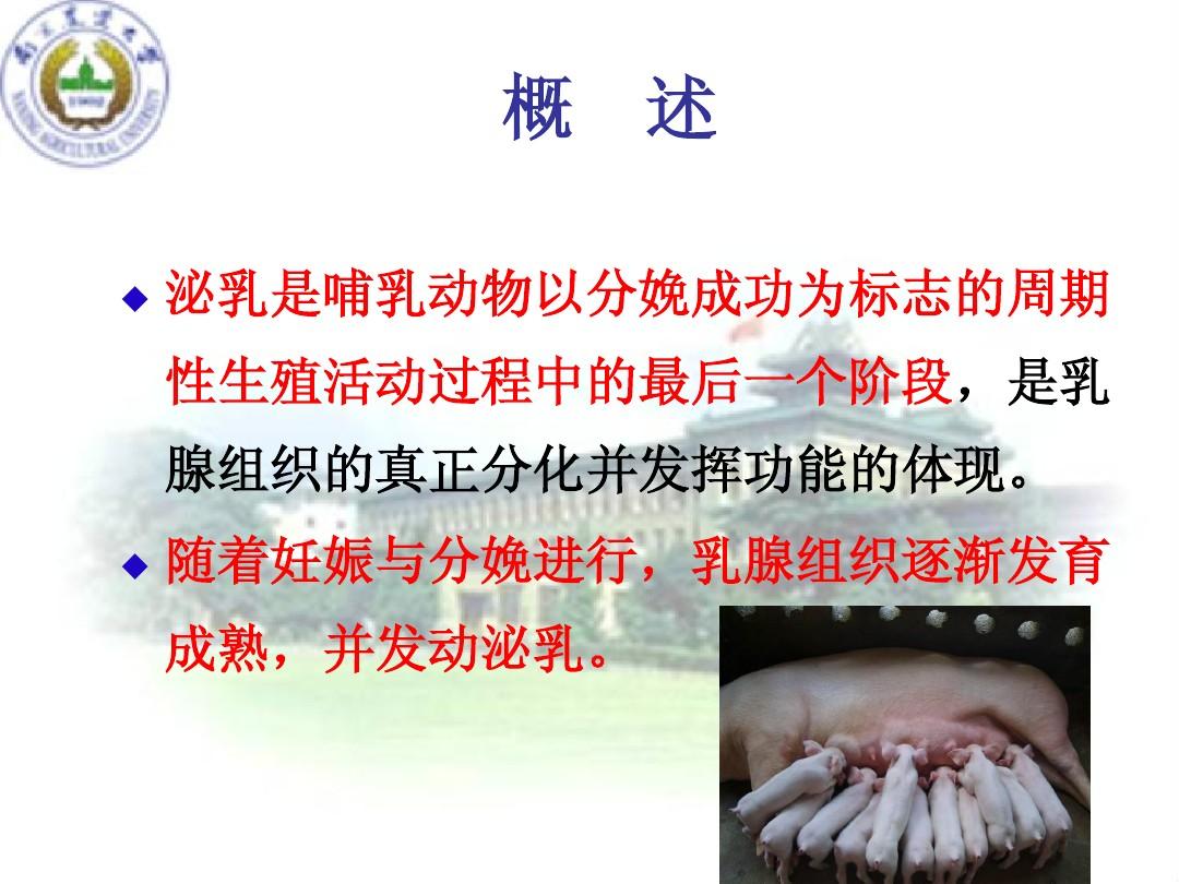 南京农业大学动物繁殖学课件ch08