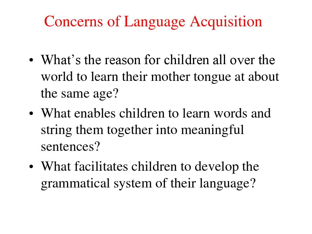 15.language acquisition