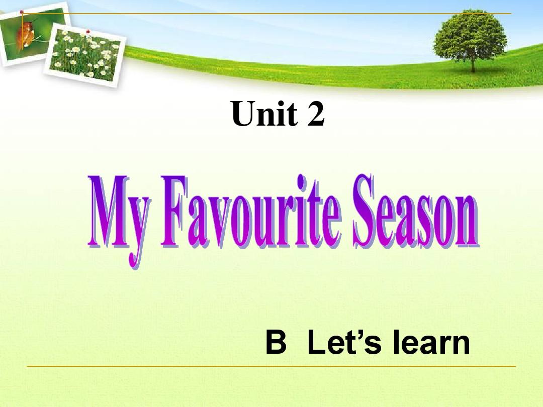 新版人教版小学英语五年级下册Unit2 第5课时 B Let’s learn