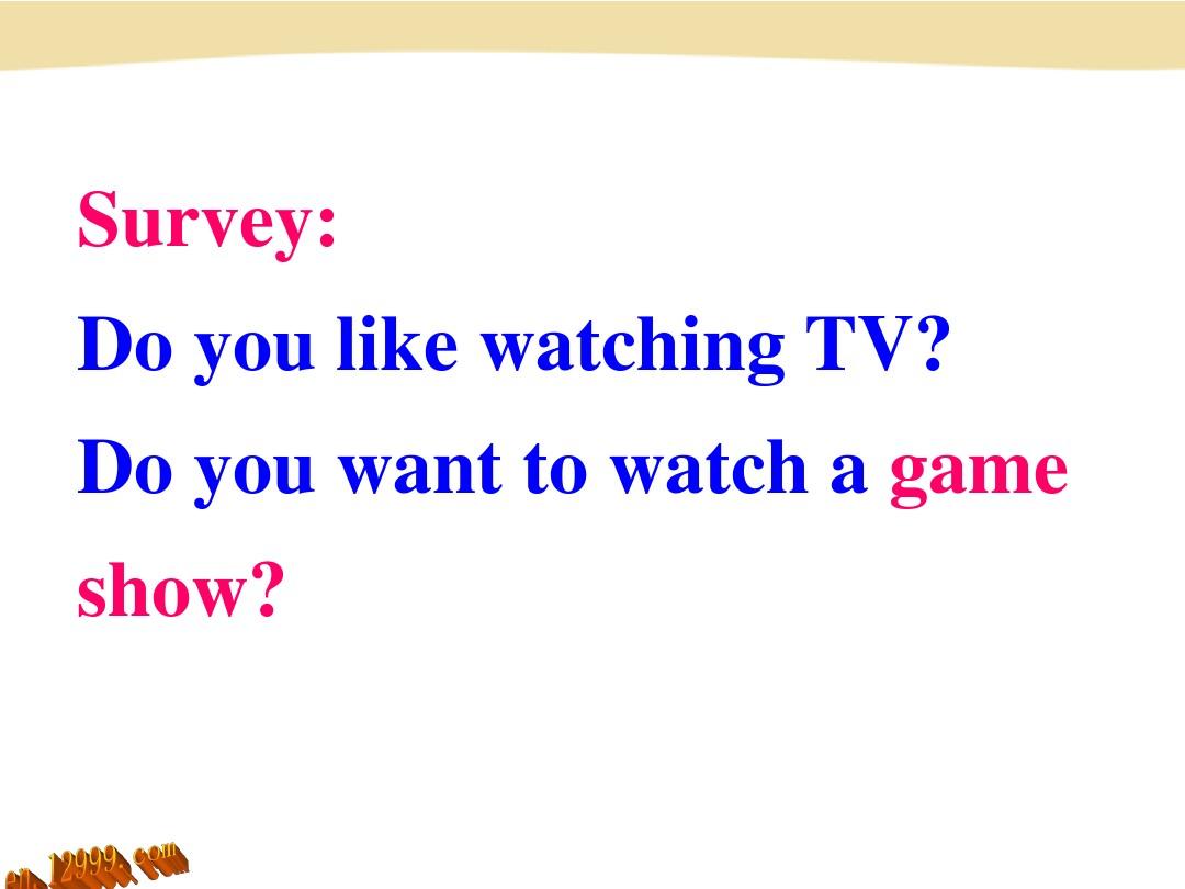 Unit 5 Do you want to watch a game show Section A 1a-1c课件