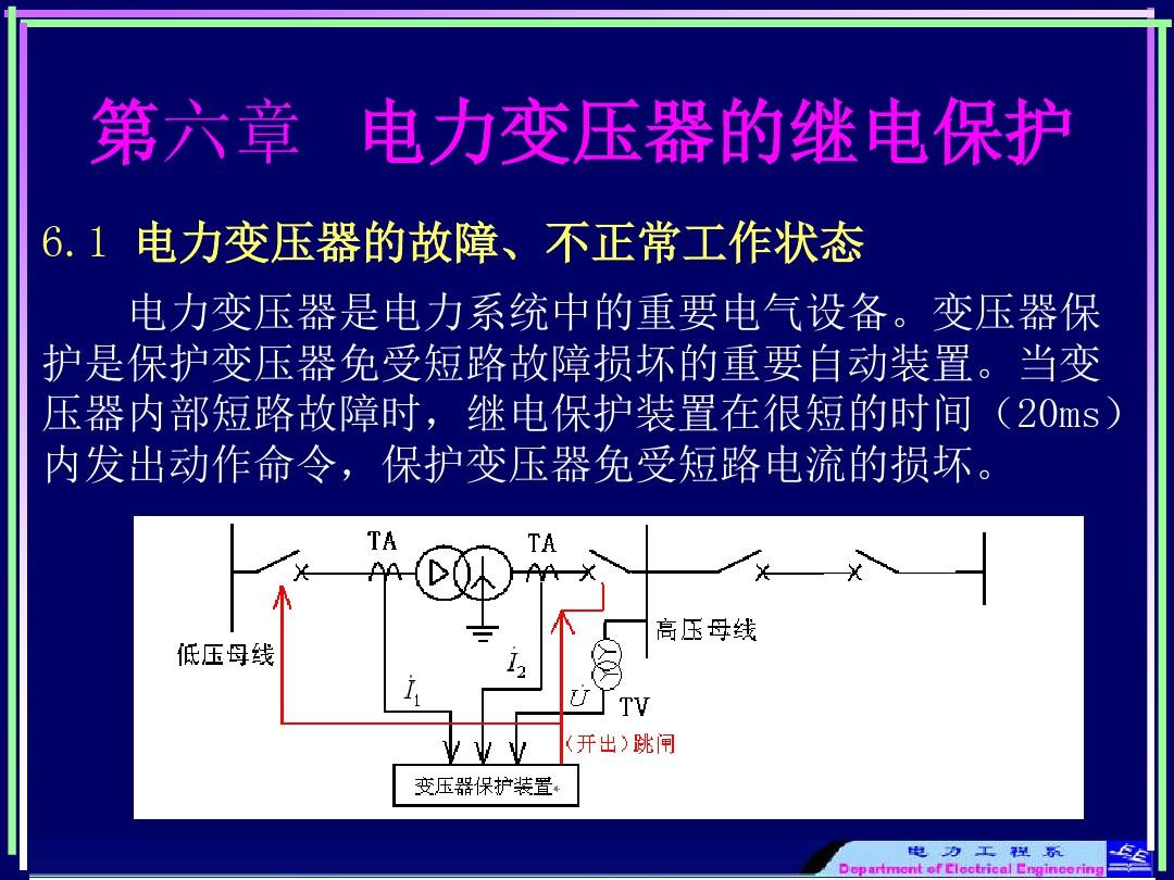 电力变压器的继电保护(精)