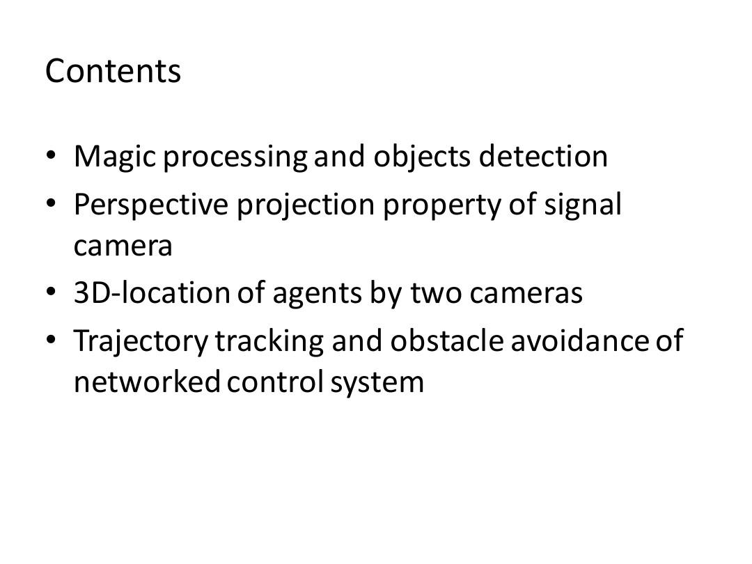 Visual Trajectory Tracking and Obstacle Avoidance of Networked Control System