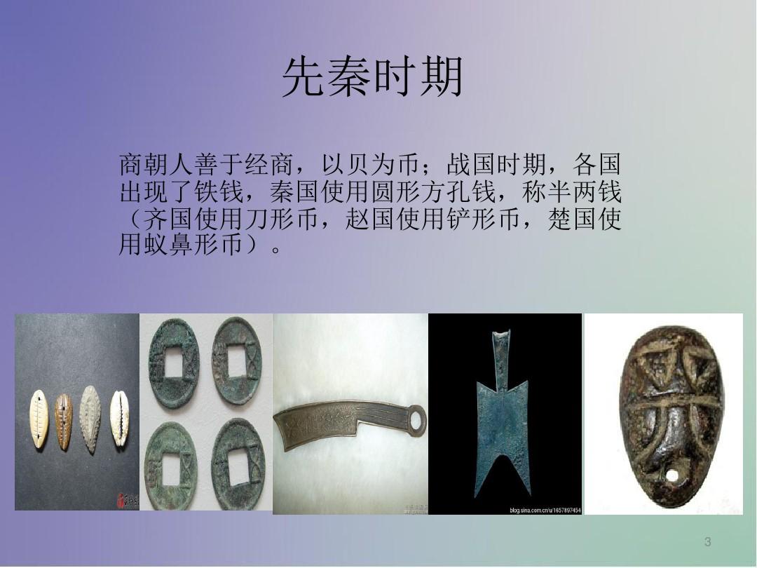 中国古代货币发展史ppt课件