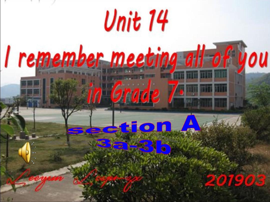 人教版新目标九年级英语全一册Unit14 Section A3a-3c(PPT9张)