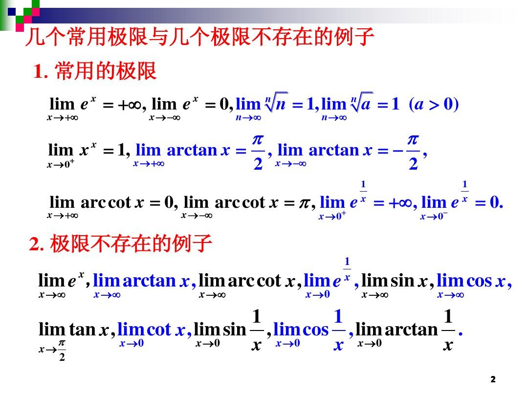 2014年考研数学基础经典课件第一章函数与极限2