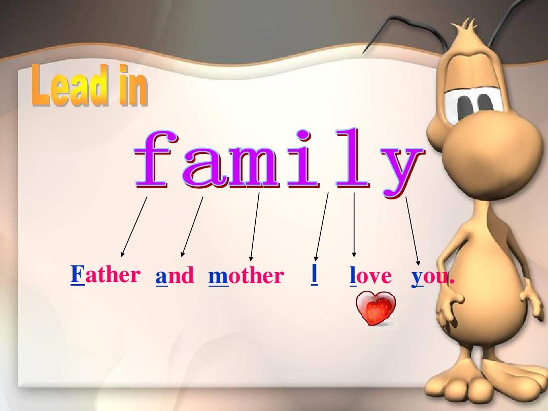 English学习：Family Tree