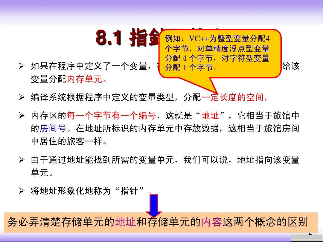 中南大学c语言(陈老师)第8章 善于利用指针