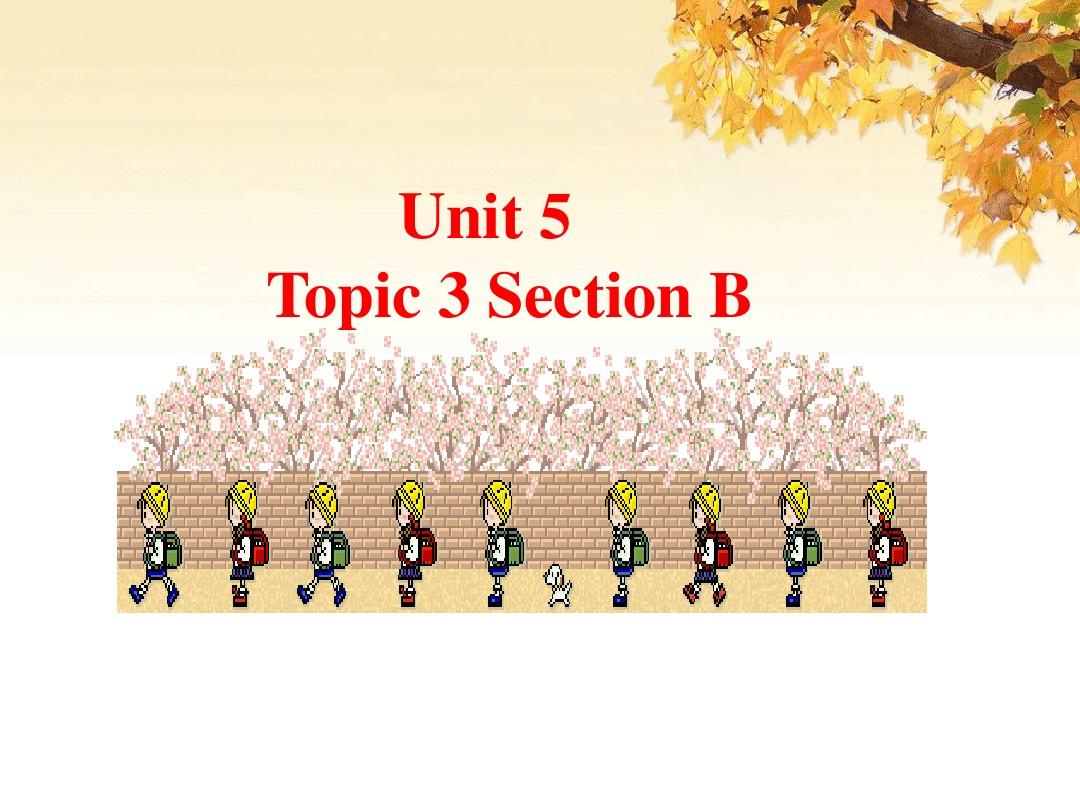 最新 仁爱英语八年级下 Unit5 Feeling Happy Topic 3 Sectionn B PPT课件
