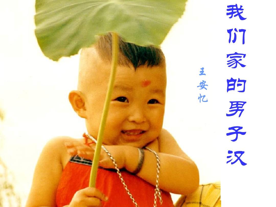 初一语文课件-苏教版初中语文《我们家的男子汉》 精品
