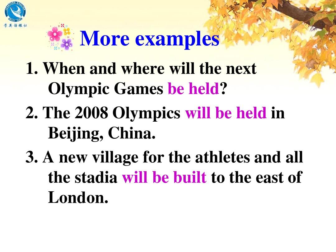 人教版高中英语必修二Unit2 The Olympic Games语法Grammar
