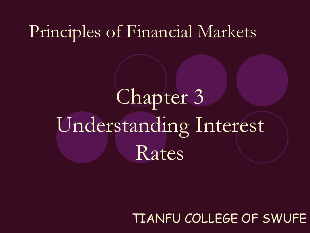 金融市场学第三章