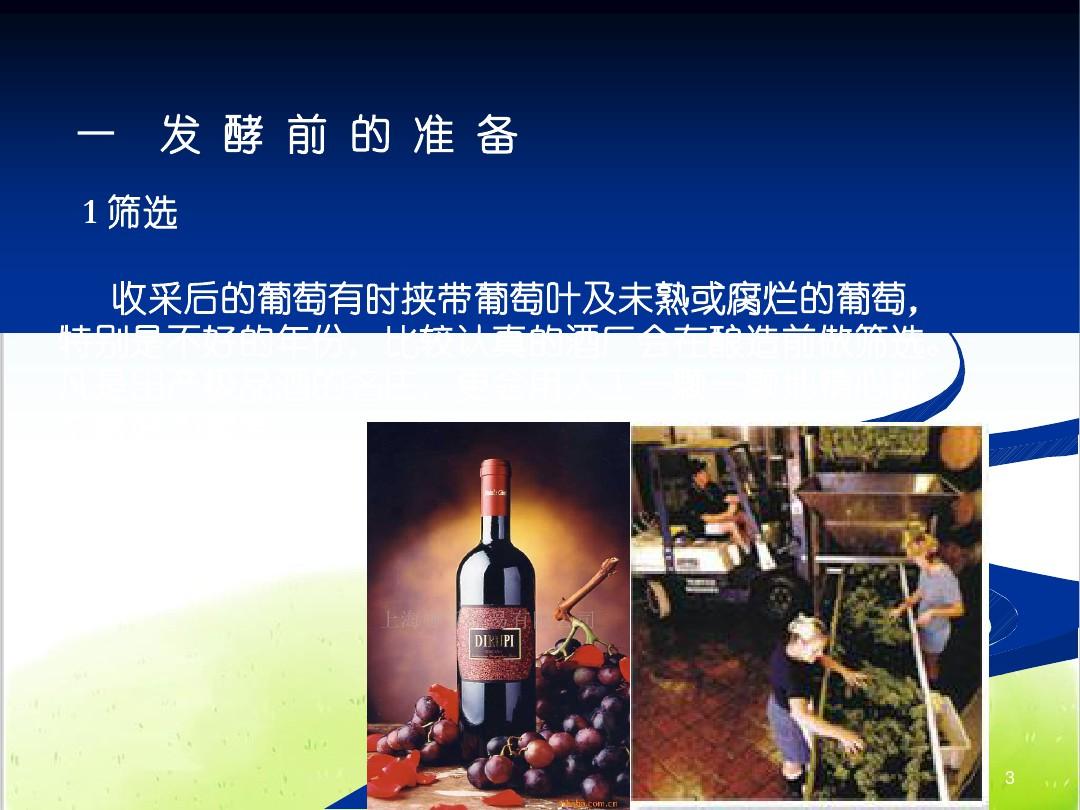 葡萄酒酿造工艺培训课件PPT(共 40张)