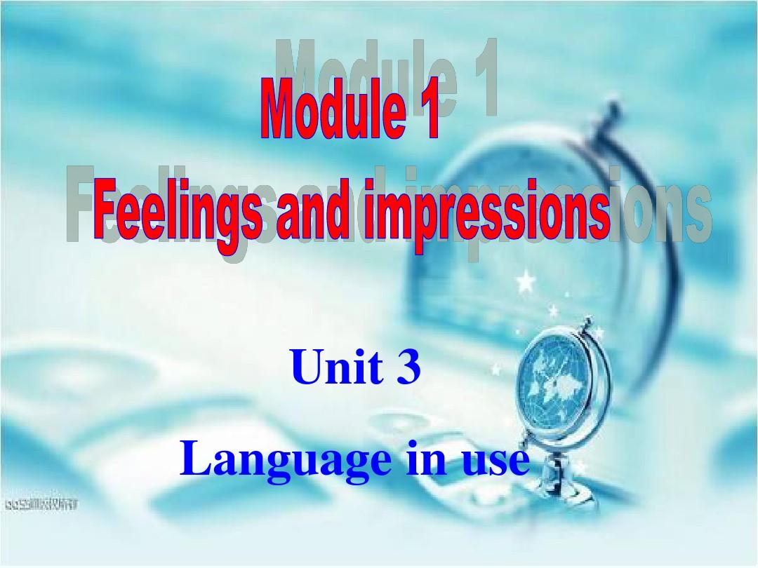 2012外研版英语八年级下册Module1 Unit 3