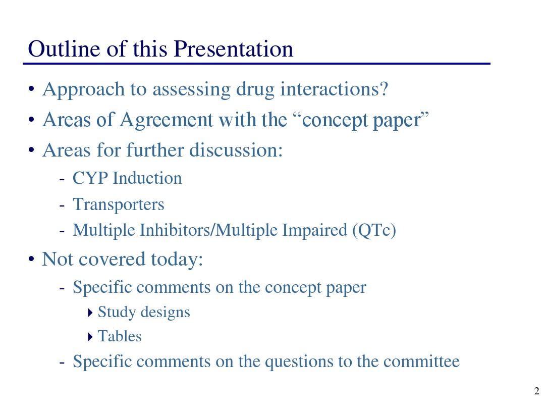 Update on Drug-Drug Interactions A Scientific Pers
