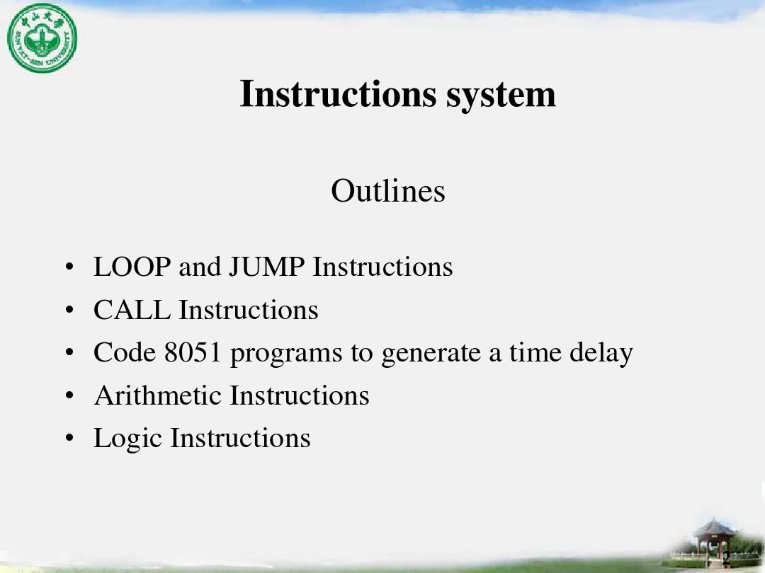 Chapter3- instruction system 8051指令系统
