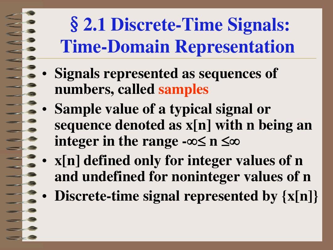 数字信号处理(英文版)2-离散时间信号系统