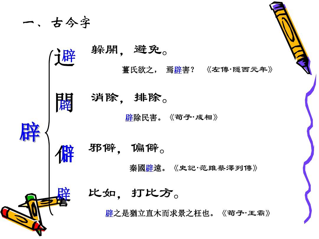 古代汉语-第三节-古书中的用字