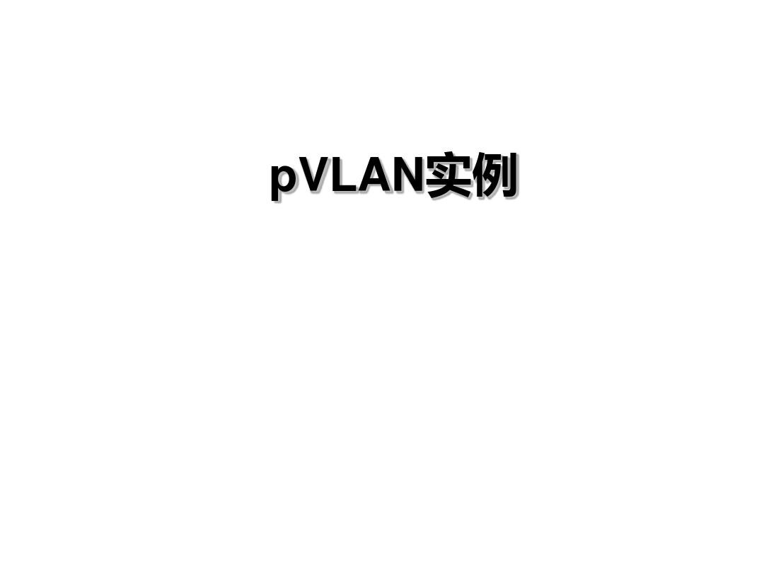 pVLAN实例