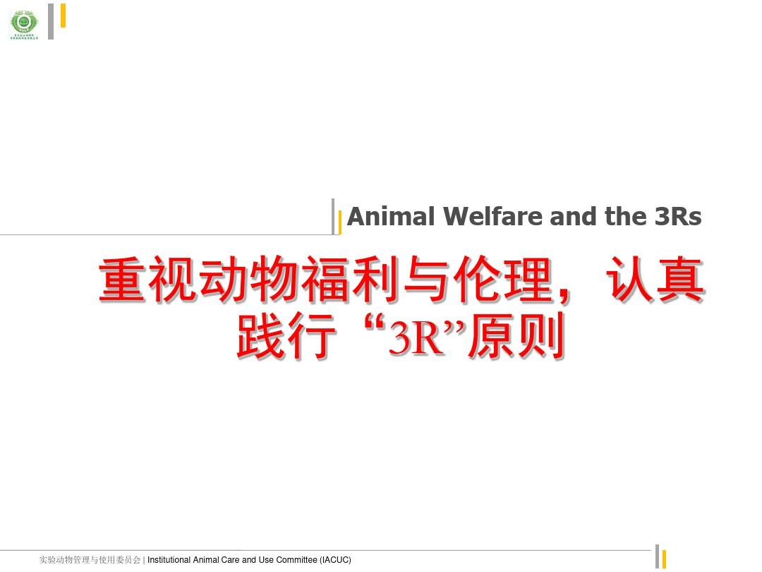 动物福利与伦理