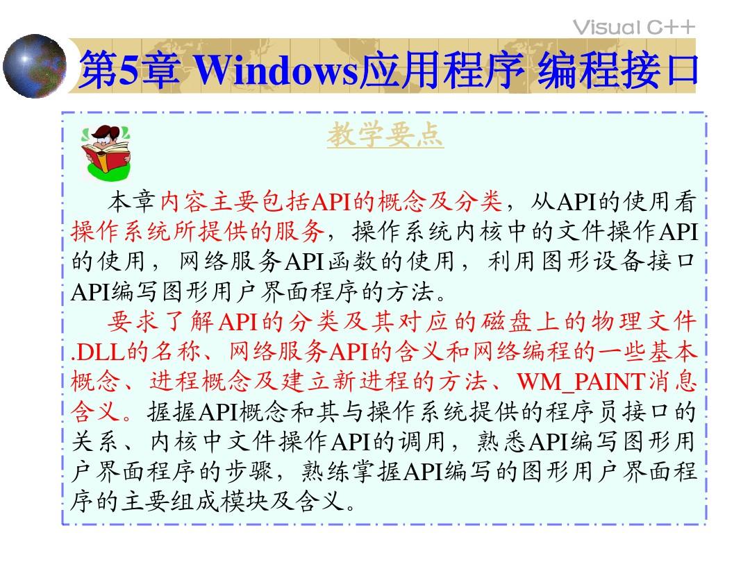 Windows 应用程序编程接口API