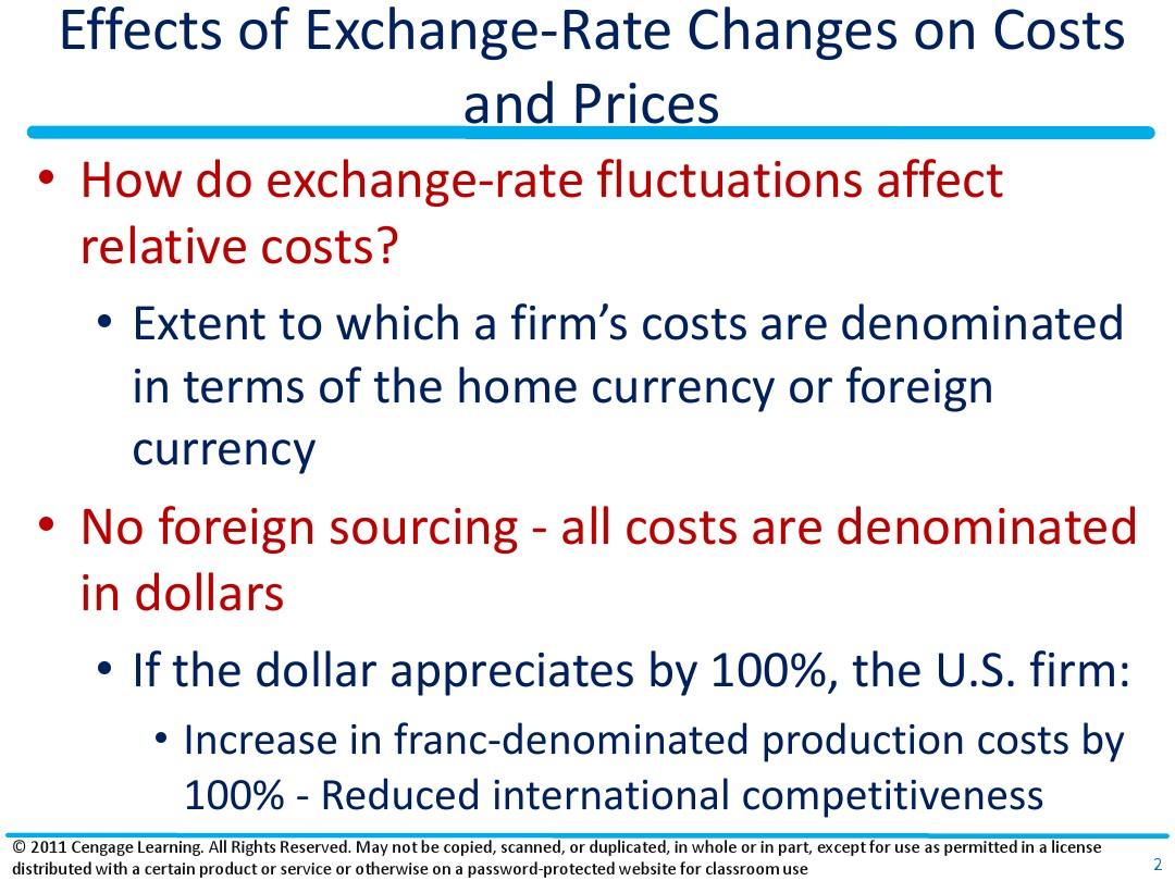 Chapter 14 Exchange-Rate Adjustments and the balance of payments