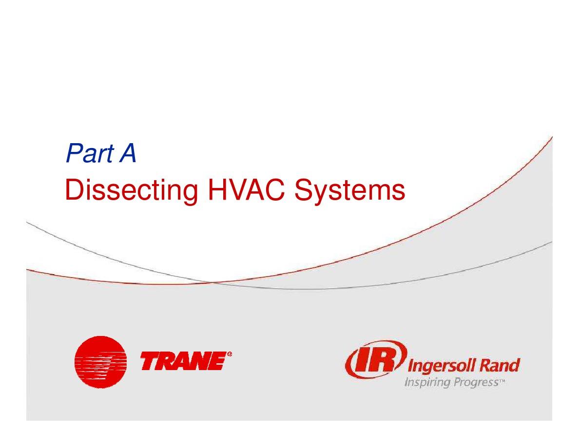Introduction to HVAC Systems - Trane  特灵冷机介绍