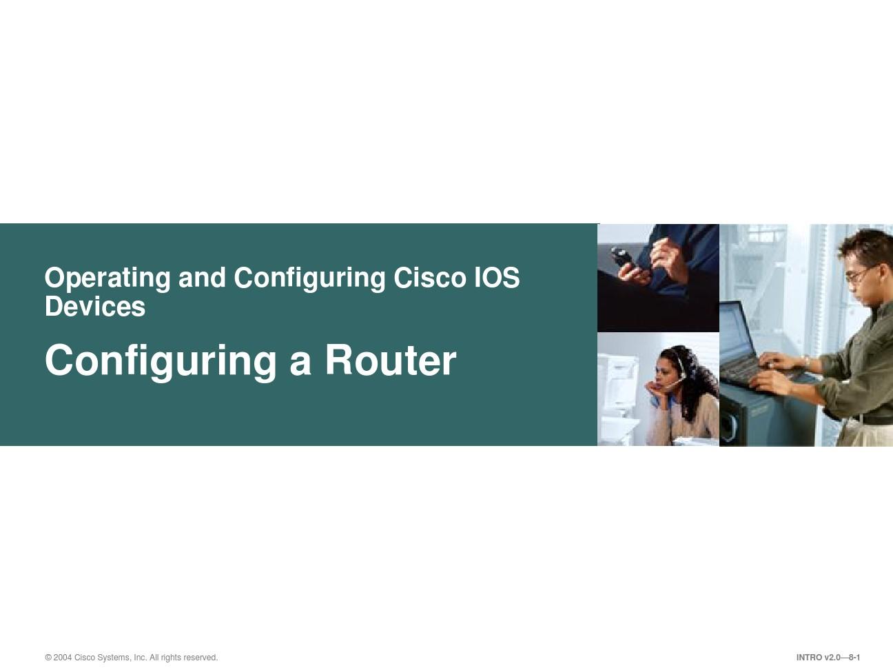 M02-04 Configuring a Router